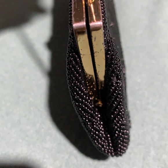 Vintage black beaded clutch - Picture 11 of 15